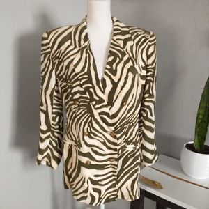DANA BUCHMAN 10 petite size zebra animal. C